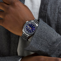 Seiko 5 Sports Men's Petrol Blue Checker Flag Special Edition SRPK65K1