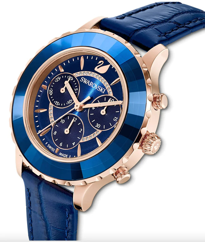 Swarovski Watch Octea Lux Chrono Blue Swarovski Watch Octea Lux Chrono Blue