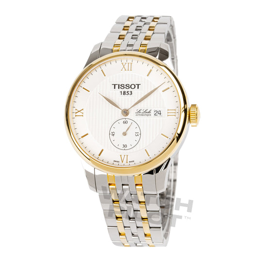 Tissot T-Classic Le Locle Men's Silver Gold Watch T0064282203801