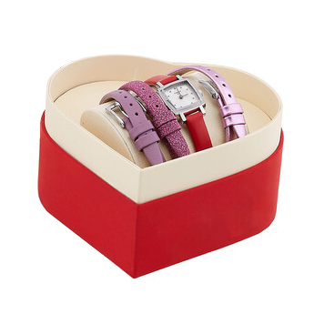 Tissot Lovely Summer Ladies Silver Red Watch T0581091603600