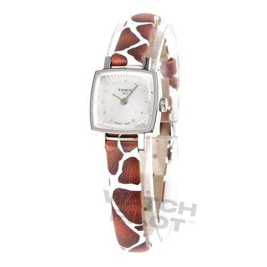 Tissot Lovely Summer Ladies Silver Brown Watch T0581091703600