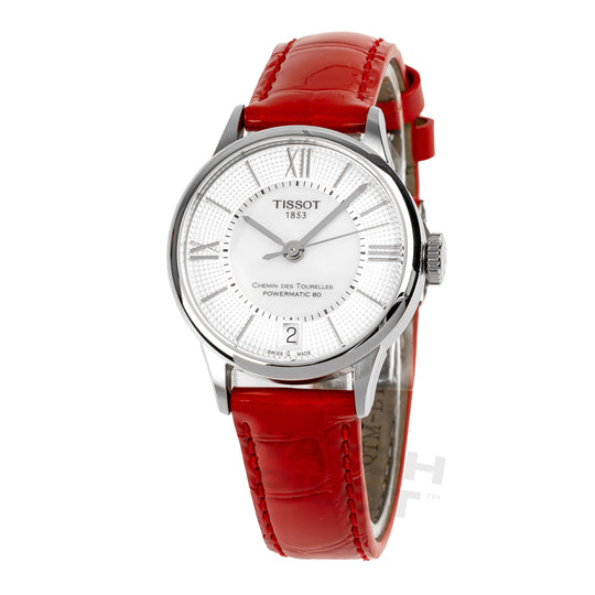 Tissot Chemin des Tourelles Powermatic 80 Ladies' Red Watch T0992071611800