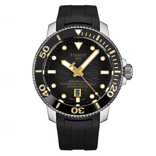 Tissot Seastar 2000 Professional Powermatic 80 Men's Black Watch