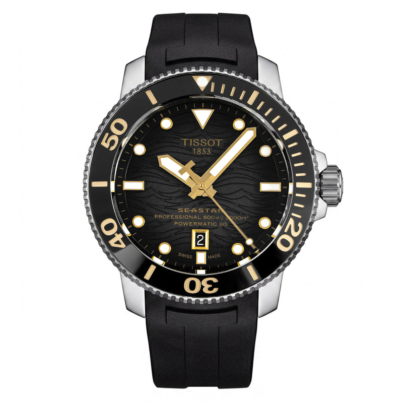 Tissot Seastar 2000 Professional Powermatic 80 Men's Black Watch