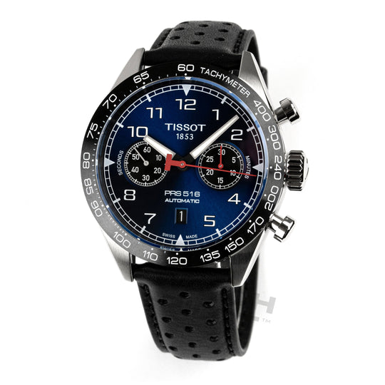 Tissot Men's PRS 516 Chronograph Blue Watch T1316271604200