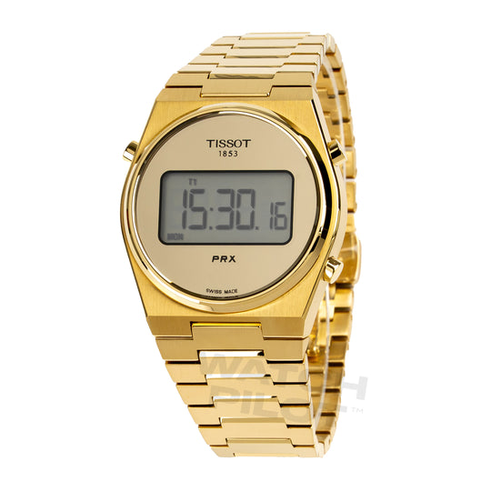 Tissot PRX Digital Unisex Gold Watch T1372633302000