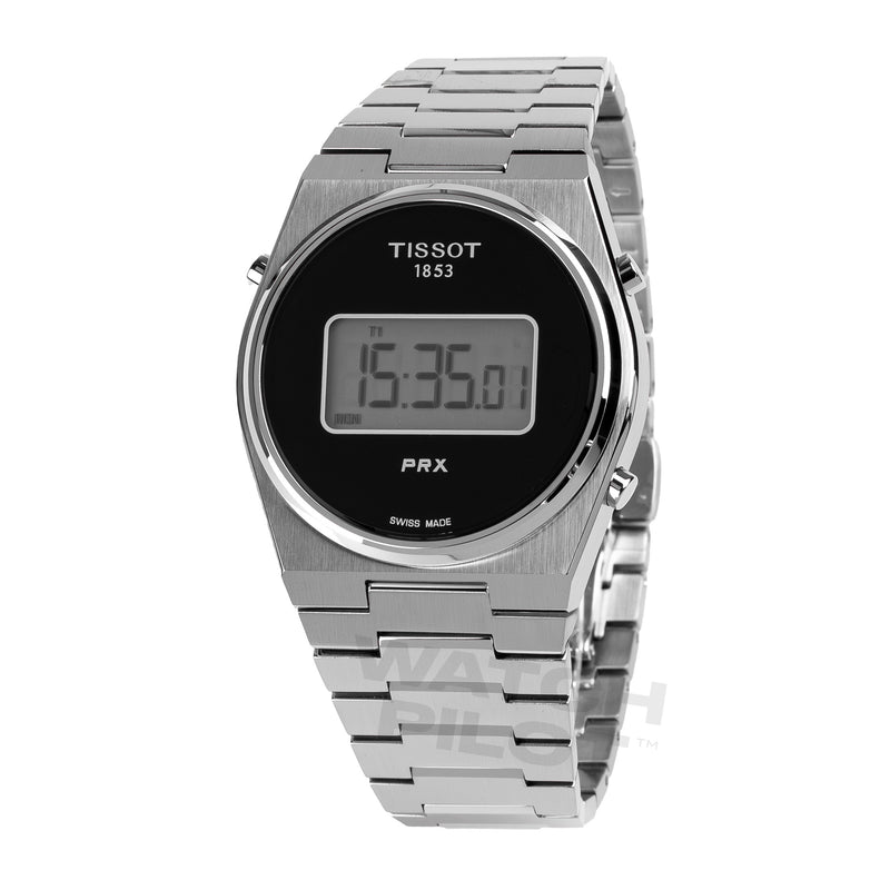 Tissot PRX Digital Men's Silver Black Watch T1374631105000