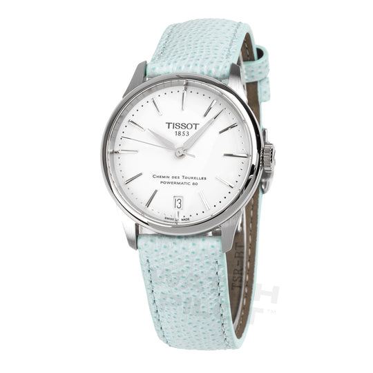Tissot Chemin des Tourelles Powermatic 80 Ladies' Blue Watch T1392071601100