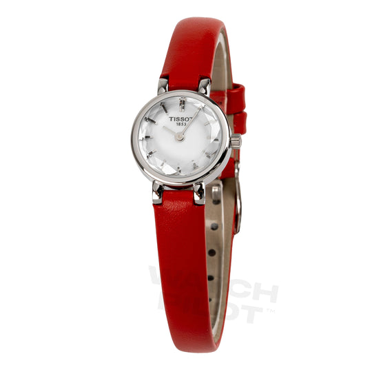Tissot Lovely Ladies' Red Mother of Pearl Watch T1400091611100