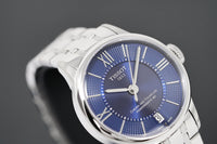 Tissot Chemin Des Tourelles Powermatic 80 Ladies Blue Grey Watch T0992071104800