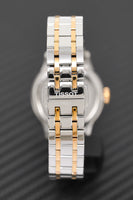 Tissot Chemin Des Tourelles Powermatic 80 Ladies White Rose Gold Watch T0992072211801