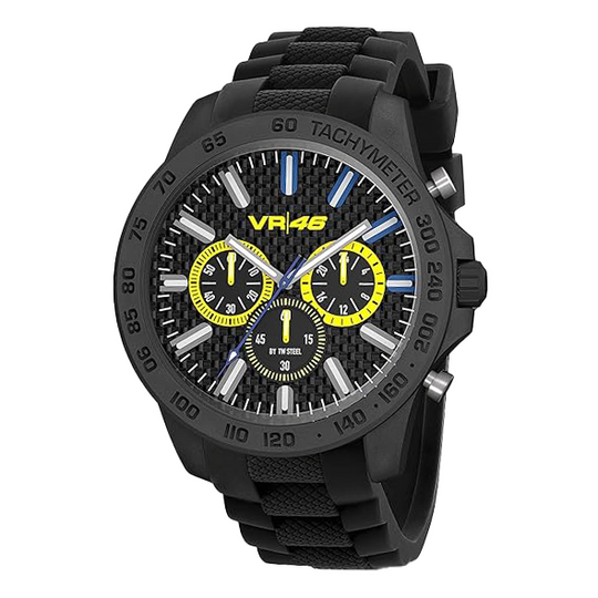 TW Steel VR/46 Men's Black Chronograph Watch VR114