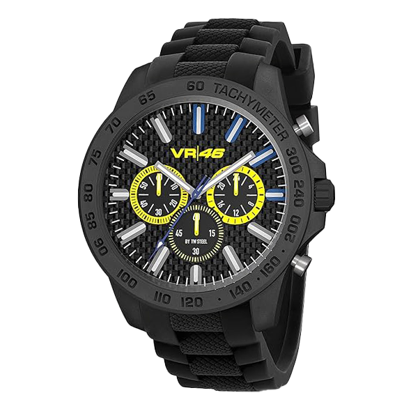 TW Steel VR/46 Men's Black Chronograph Watch VR114