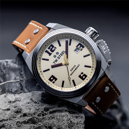 TW Steel Men's Black Canteen Watch TW1014 from WatchPilot™