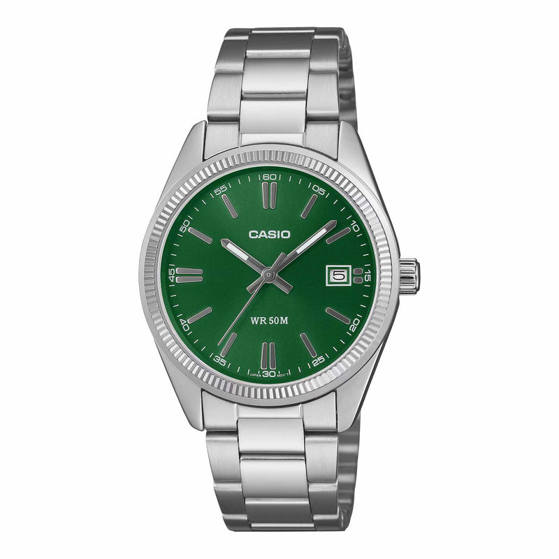 Casio Classic Date Unisex Green Analogue Watch