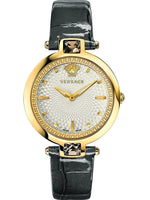 Versace Ladies Watch Crystal Gleam White Gold VAN060016