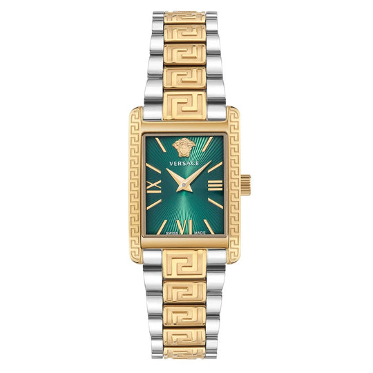 Versace Tonneau Lady 23x33mm Green Two-Tone Ladies’ Dress Watch