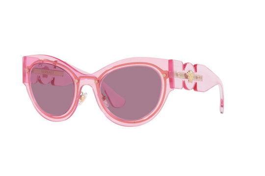 Versace Women's Sunglasses Cat Eye Transparent Pink VE2234 125284