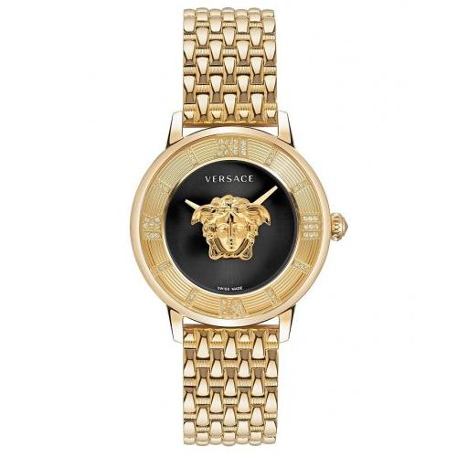 Versace Ladies Watch La Medusa Diamond Gold Bracelet VE2R00822