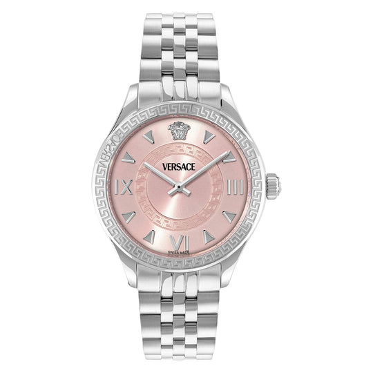 Versace Hellenyium Lady 35mm Pink Dial Ladies' Dress Watch