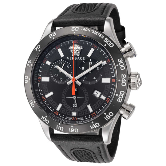 Versace Hellenyium Chronograph Quartz Men's Black Watch VE2U00122