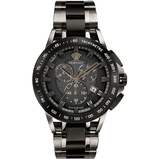 Versace Men's Watch Sport Tech 45mm Black Bracelet VE3E00921