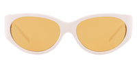 Versace Women's Sunglasses Cat Eye White/Yellow VE4386 401/7