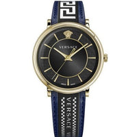 Versace Men's Watch V-Circle Blue Gold VE5A01521