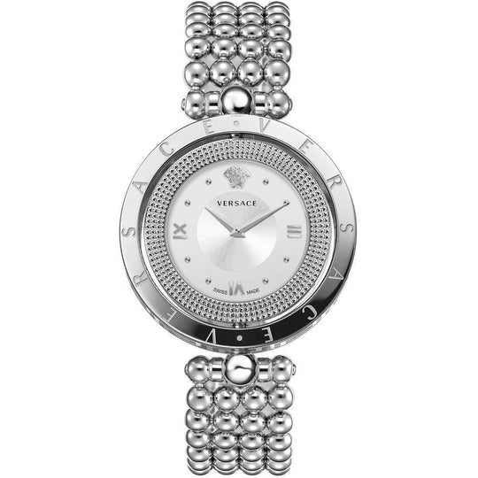 Versace Ladies Watch Eon 34mm Silver Bracelet VE7901423