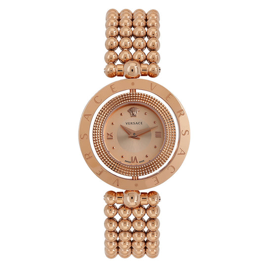 Versace Eon Ladies' Rose Gold Stainless Steel Bracelet Watch