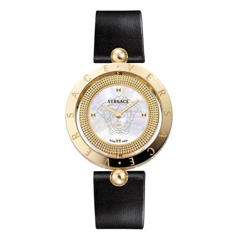 Versace Eon Quartz Ladies' Gold Silver Black Watch VE7901924
