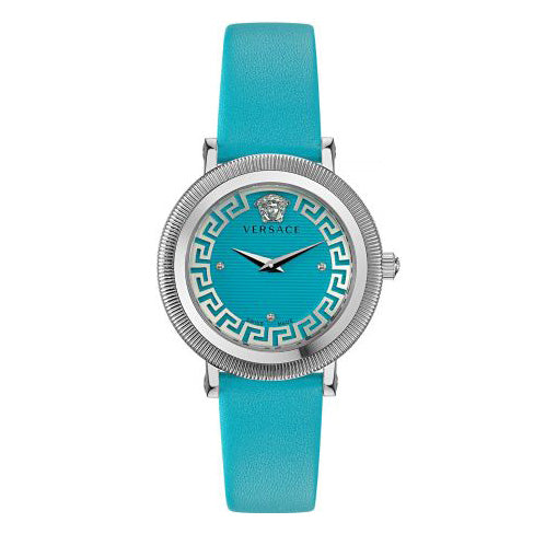 Versace Greca Flourish Quartz Ladies' Blue Watch VE7F00123