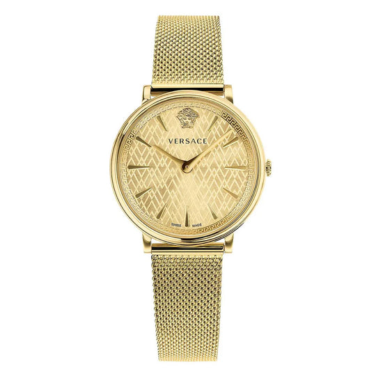 Versace Ladies Watch V-Circle 38mm Gold VE8100619