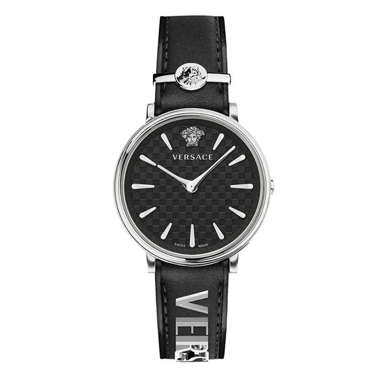 Versace Ladies Watch V-Circle 38mm Black VE8104122