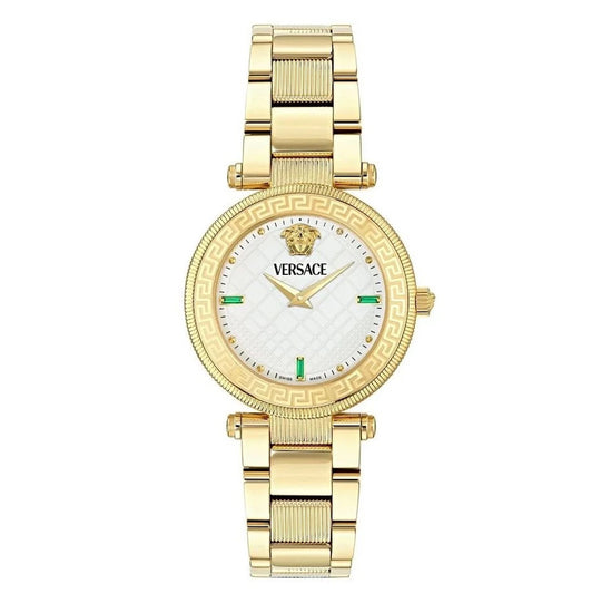 Versace Reve Quartz Ladies' White Gold Watch VE8B00824