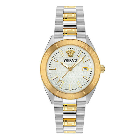 Versace Timeless V. Dome Men's Silver Watch VE8E00424