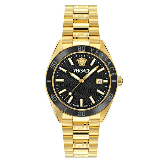 Versace Timeless V. Dome Men's Gold Watch VE8E00624