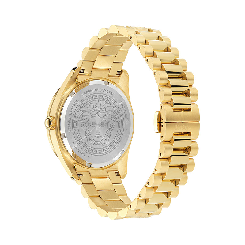 Versace Timeless V. Dome Men's Gold Watch VE8E00624