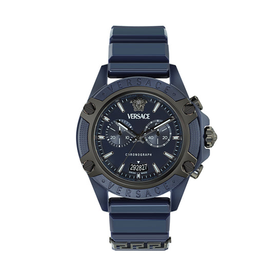 Versace Icon Active Blue Chronograph Watch VE8P00624