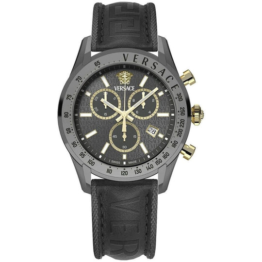 Versace Chrono Master Men's Grey Gold Watch VE8R00124