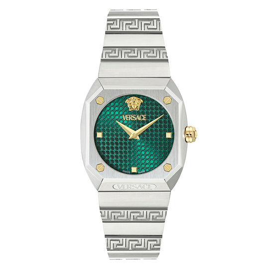 Versace Antares 35mm Green Silver Ladies’ Dress Watch