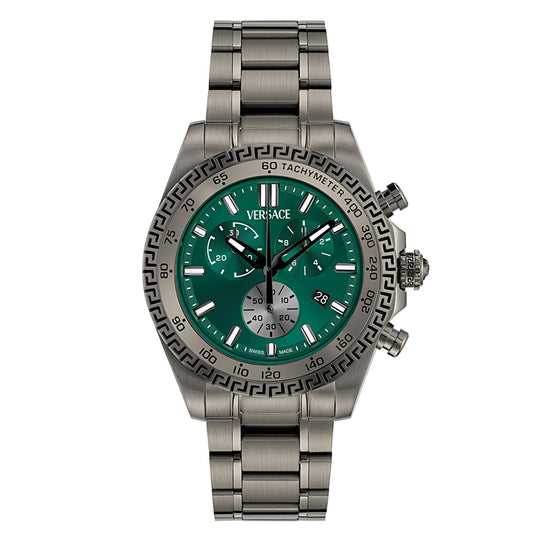 Versace Chrono X 44mm Green Men’s Chronograph Watch