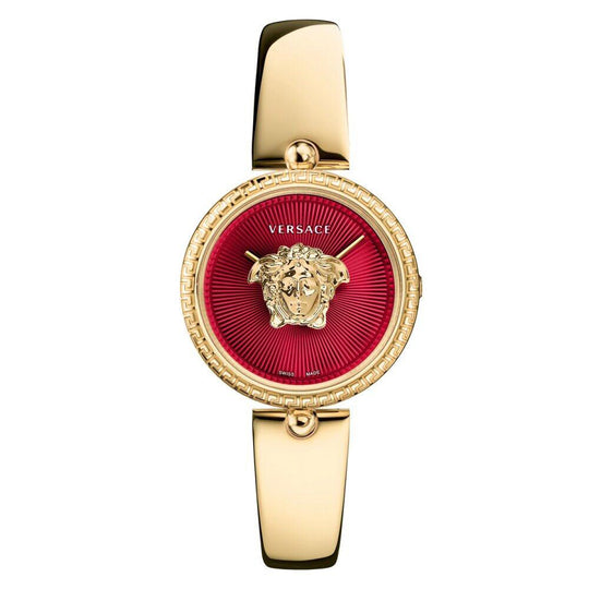Versace Palazzo Empire 34mm Red Ladies’ Gold Stainless Steel Watch