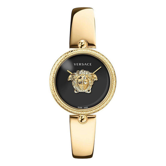 Versace Palazzo Empire 34mm Black Ladies’ Gold Stainless Steel Watch