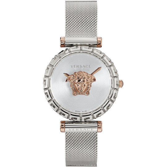 Versace Ladies Watch Palazzo Empire 37mm Silver Milanese Bracelet VEDV00419