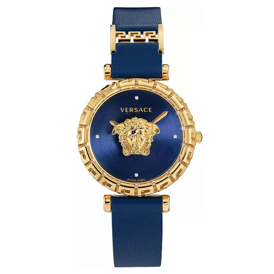 Versace Palazzo Empire Greca Diamond Ladies’ Blue Watch VEDV01019