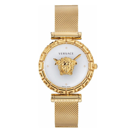Versace Palazzo Empire Greca Diamond Ladies’ White Gold Watch VEDV01419