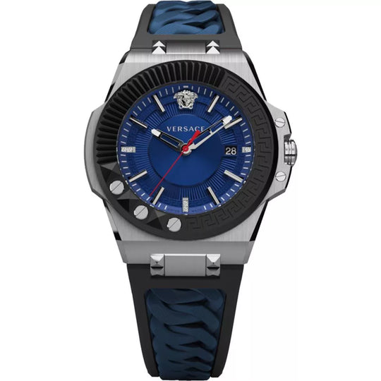 Versace Chain Reaction Quartz Men's Blue Watch VEDY00819