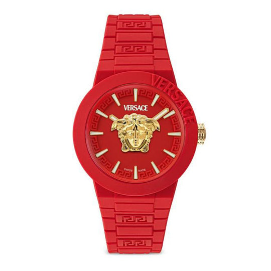 Versace V-Pop Men’s Red Gold Quartz Watch VEEFA0124