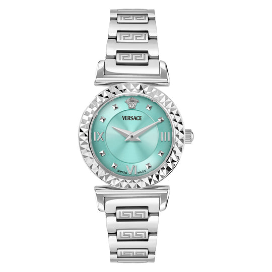 Versace Mini Vanity 27mm Blue Dial Ladies Dress Watch
